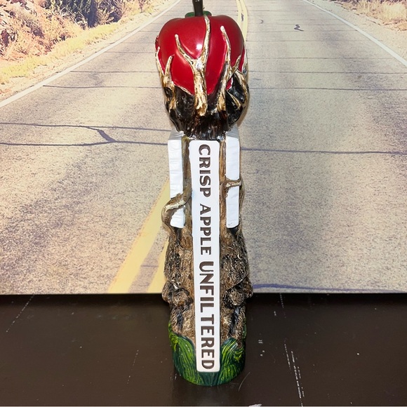 Angry Orchard Crisp Apple unfiltered Mad Tree 11" Draft Beer Tap Handle machine - Picture 2 of 7